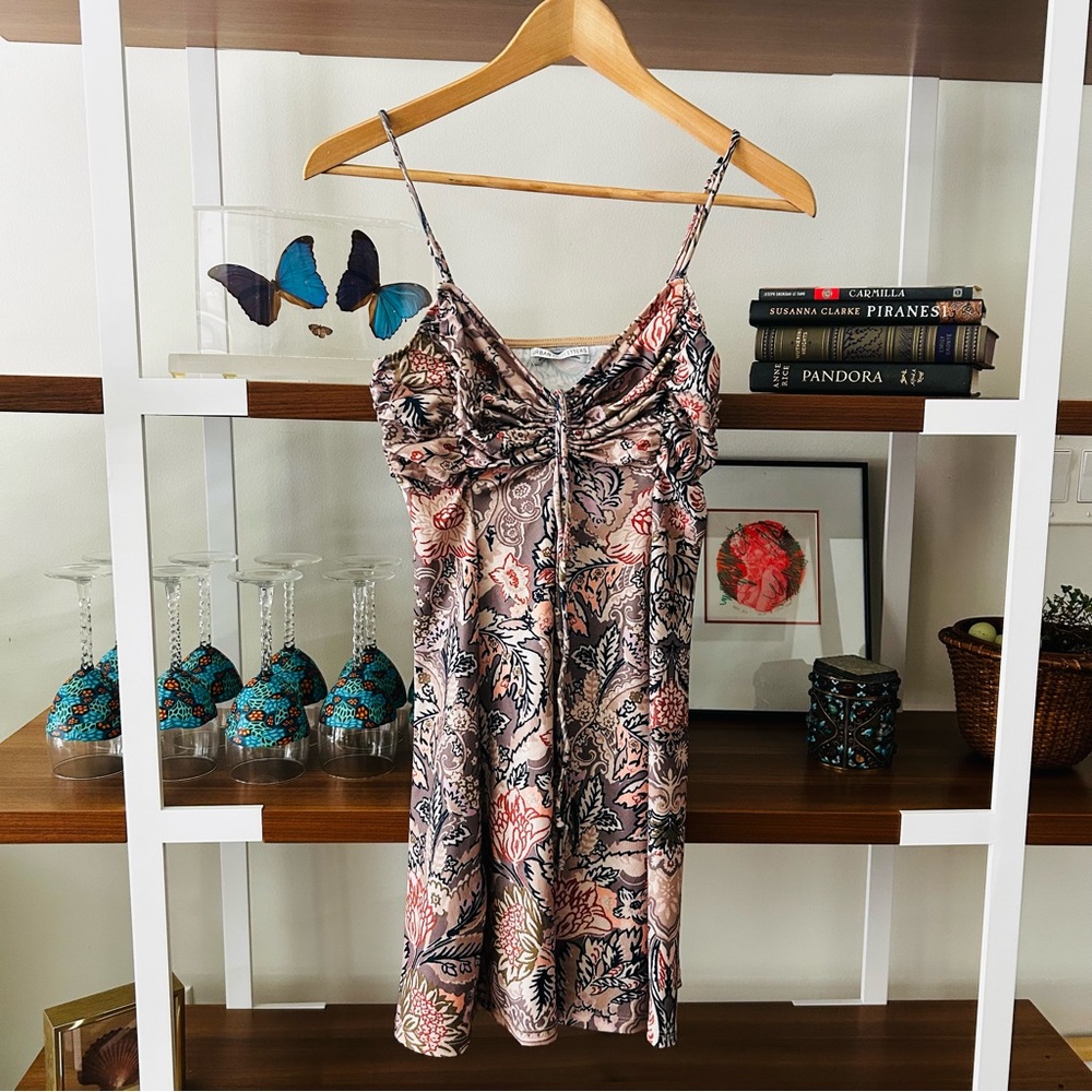 Urban Outfitters Dasha Ruched Bodice Mini Sundress